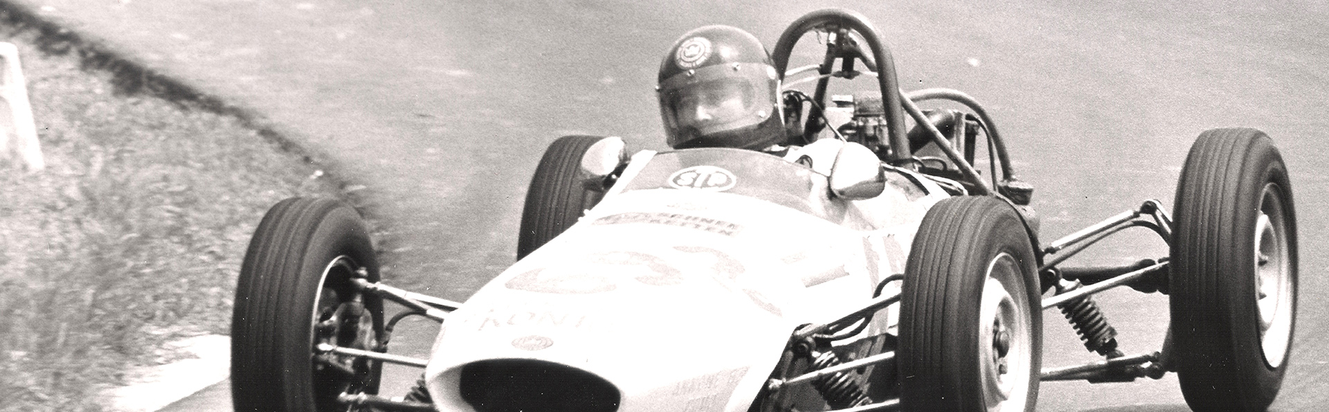 Gianni in racing car 1972
